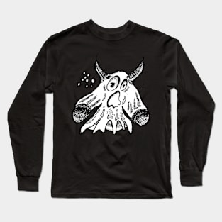 Shocked Ghost Long Sleeve T-Shirt